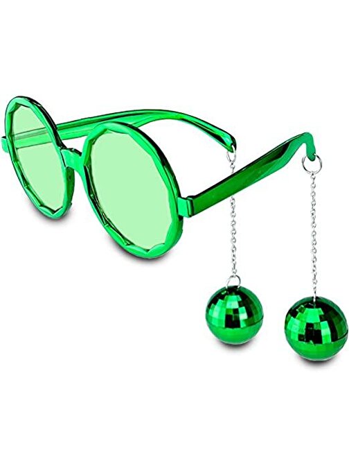 himarry Disko Toplu Küpeli Parti Gözlüğü Yeşil Renk