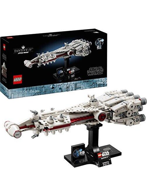 LEGO Star Wars Tantive Iv 75376 - Star Wars Seven Yetişkinler Için Inşa Edilebilen Koleksiyonluk Yaratıcı Starship Modeli Yapım Seti (654 Parça)