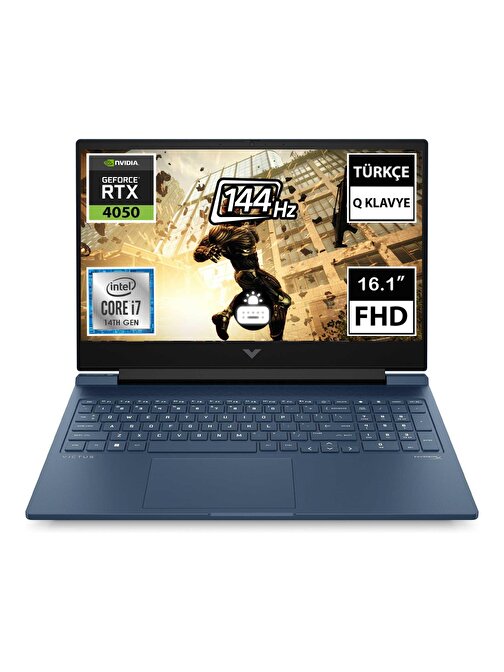 HP Victus 16-R1051NT 9J253EA07 i7-14700HX 64GB 1TBSSD RTX4050 16.1" FullHD FreeDOS Taşınabilir Bilgisayar