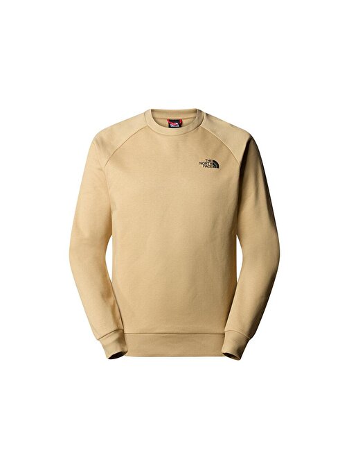 The North Face M Raglan Redbox Crew Erkek Günlük Sweatshirt NF0A4SZ9QV21 Bej