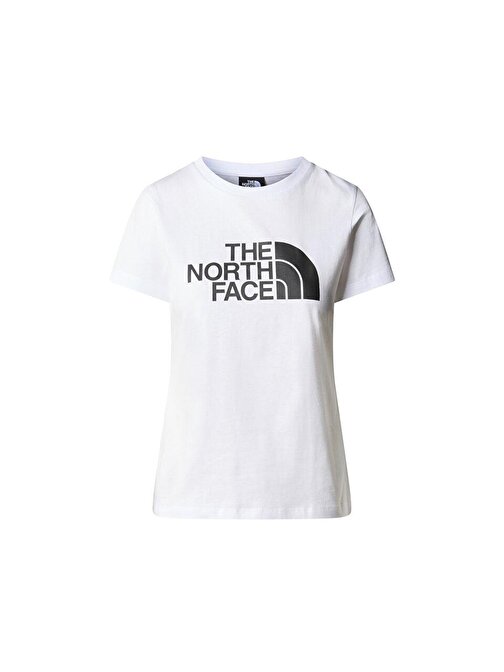 The North Face W S/S Easy Tee Kadın Günlük Tişört NF0A87N6FN41 Beyaz