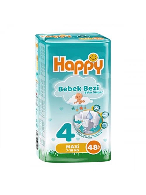 Happy Bebek Bezi Maxi 4 No 48 li