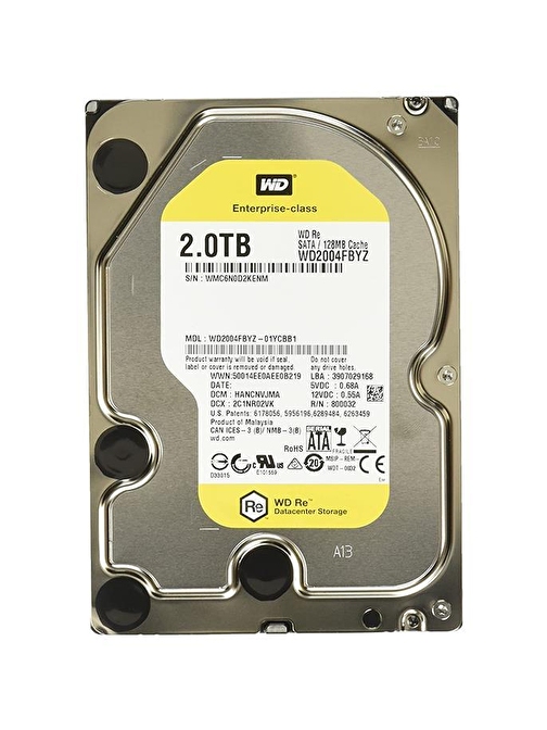 Western Digital WD2004FBYZ 3.5" 2TB 7200rpm Harddisk