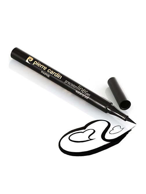 Pierre Cardin Precısıon Lıner Pen Waterproof- Mürekkep Etkili, Su Geçirmez Göz Sürmesi -Eyeliner-Siyah- 785