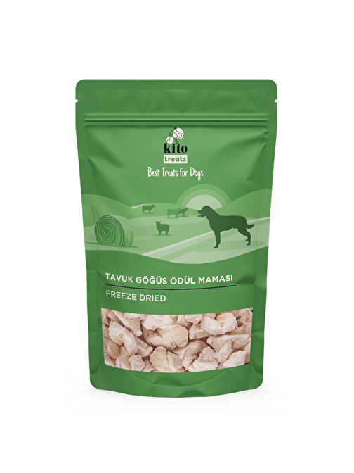 Freeze Dried Tavuk Göğüs Ödül Maması 30 gr (Köpekler için)