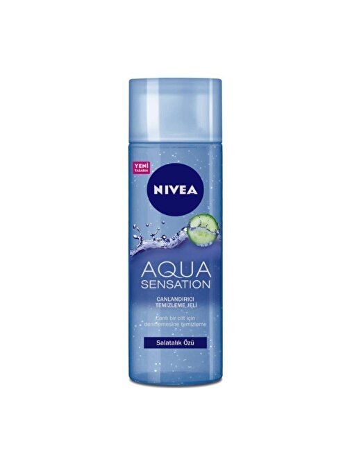 Nivea Aqua Sensation Normal/karma Ciltler Için Canlandırıcı Yüz Temizleme Jeli 200 Ml