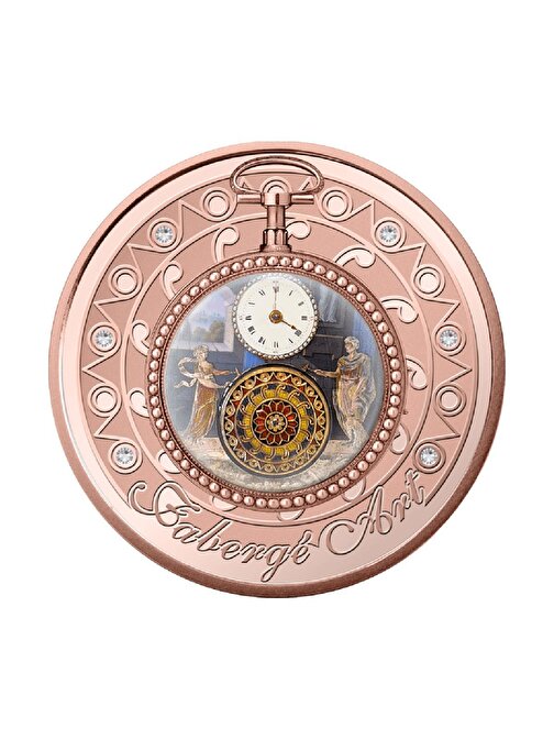 Pocket Clock 2023 1 Ons 31.10 Gram Gümüş Sikke Coin (999)
