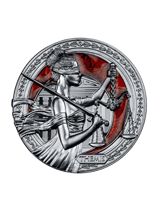 Themis 2022 1 Ons 31.10 Gram Gümüş Sikke Coin (999)