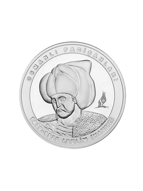 1.Selim 2022 1 Ons 31.10 Gram Gümüş Sikke Coin (925)
