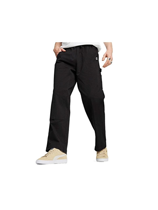 Puma Downtown Double Knee Pants Erkek Günlük Pantolon 62436801 Siyah