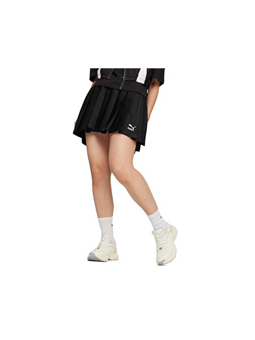Puma Classics Pleated Skirt Kadın Günlük Etek 62423701 Siyah