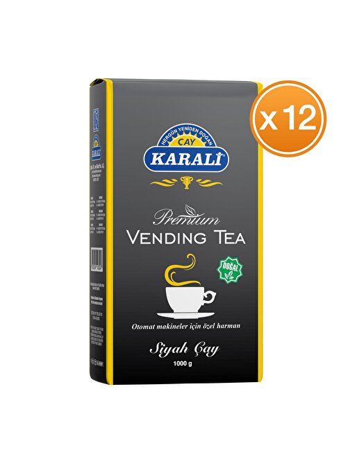 Karali Vending (Otomat) Dökme Çay 1 Kg x 12 Adet