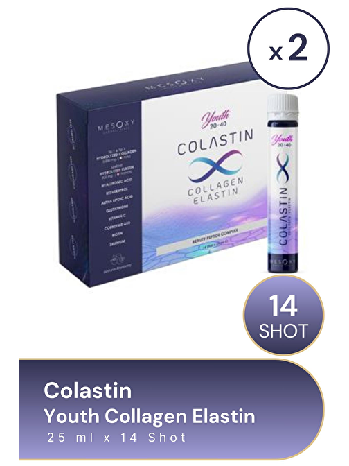 Colastin Youth Collagen Elastin 25 ml x 14 Shot-2 Adet