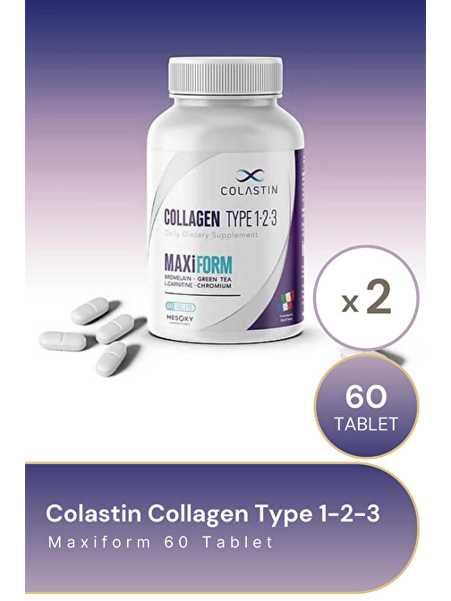 Colastin Collagen Type 1-2-3 Maxiform 60 Tablet-2 Adet