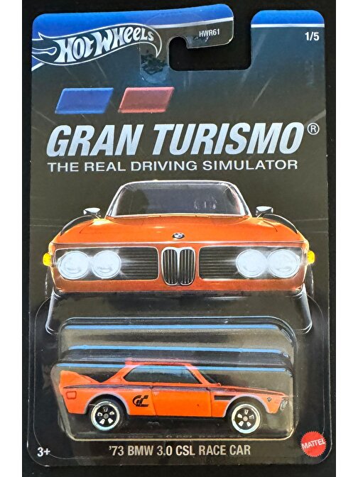 Hot Wheels Gran Turismo '73 BMW 3.0 CSL Race Car HRV63