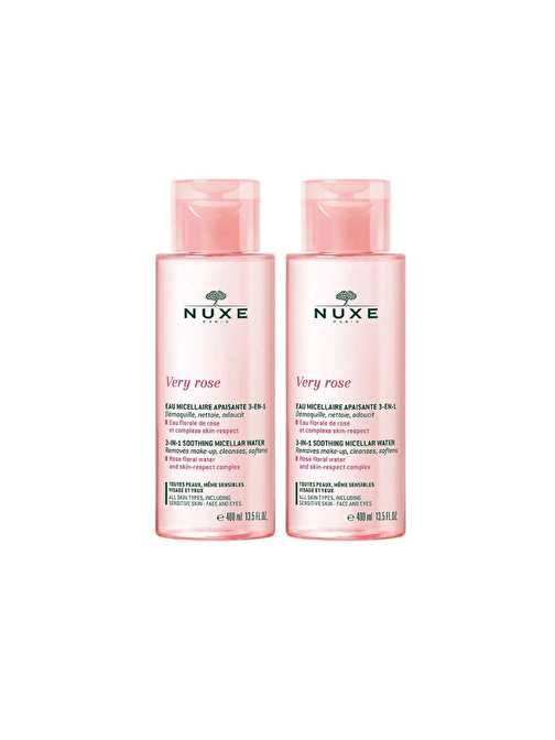 Nuxe Very Rose Soothing Micellar Water 400 ml x2 Adet