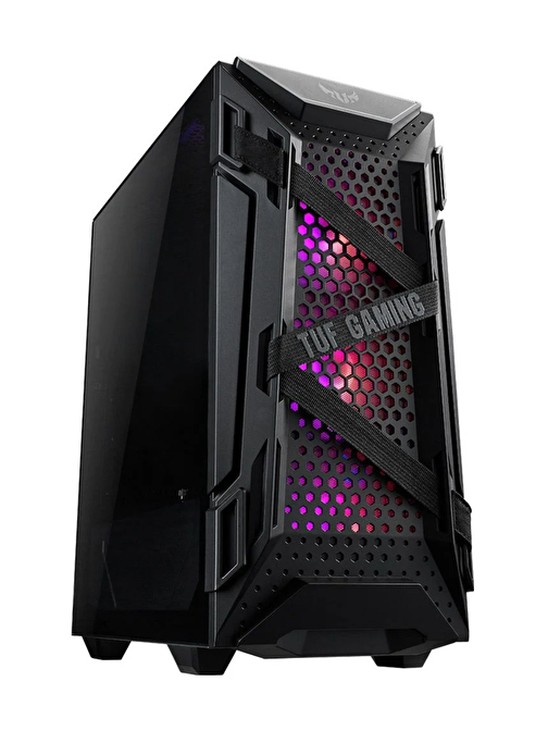 Asus TUF Gaming GT301 120mm RGB Fanlı Temperli Cam USB 3.1 ATX Mid-Tower Gaming Kasa 90DC0040-B49000