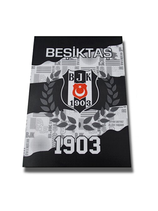 Beşiktaş A4 60 Yaprak Plastik Kapak Dikişli Defter Kareli (463616)