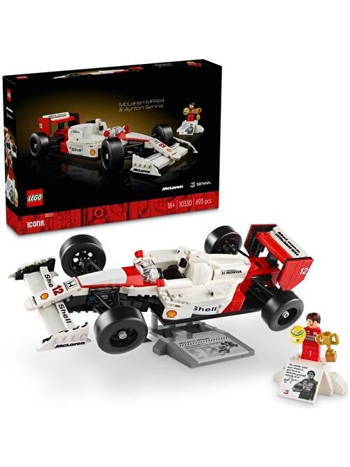 LEGO® ICONS Mclaren Mp4/4 ve Ayrton Senna 10330