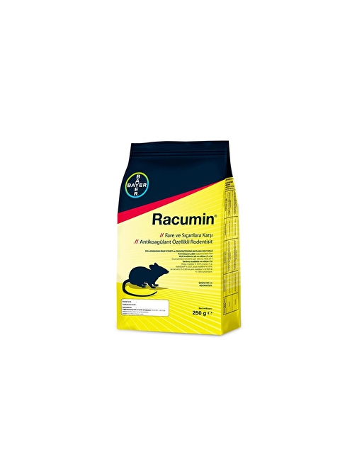 BAYER RACUMİN BUĞDAY FARE YEMİ 250GR. RODETİSİT KUTU (3877)