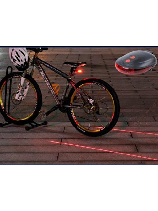 Lazer Güvenlik Şeritli Bisiklet Stop Lambası (3877)