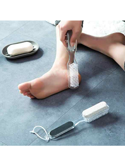 4 STEP PEDİCURE PADDLE BZD-228 4IN1 FIRÇALI TOPUK TAŞI (3877)