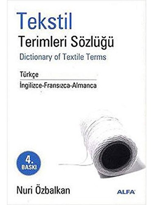Tekstil Terimleri Sözlüğü (Ciltli)