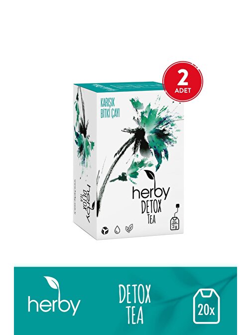 Detox Tea Diyete Destek Detoks Bitki Çayı 2'li Paket