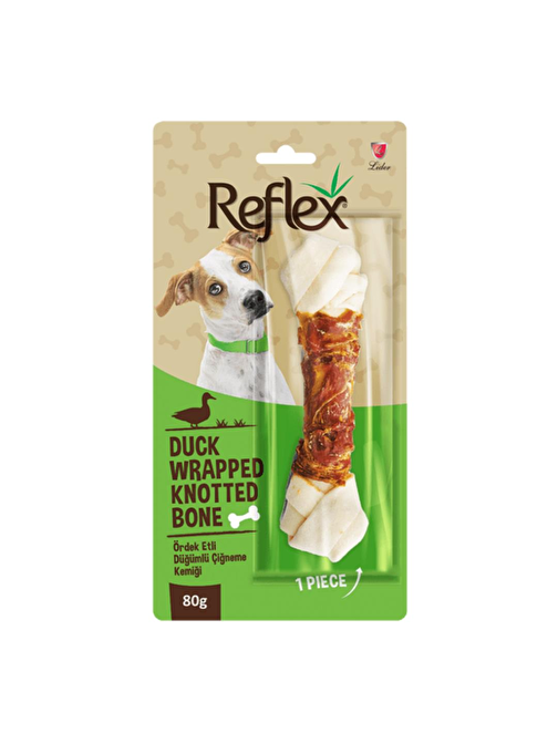 Reflex Ördek Etli Düğümlü Çiğneme Kemiği 80 gr