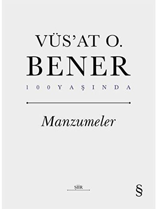 Manzumeler (Ciltli)