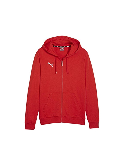 Puma Teamgoal Casuals Hooded Jacket Erkek Futbol Ceketi 65859501 Kırmızı