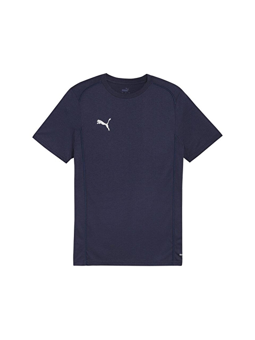 Puma Teamfinal Casuals Tee Erkek Futbol Tişörtü 65854406 Mavi