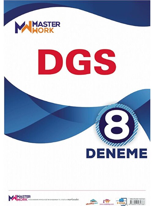 DGS - 8 DENEME + Çözüm Kitapçığı / Sayısal-Sözel