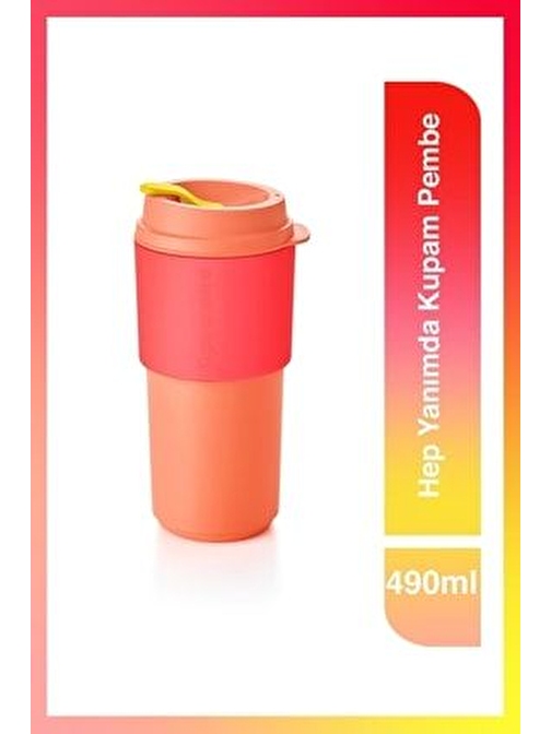 TupperwareHep Yanımda Kupam 490 ml Pembe