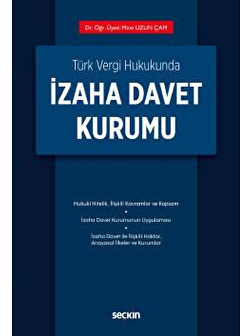 Türk Vergi Hukukundaİzaha Davet Kurumu