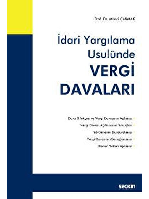 İdari Yargılama UsulündeVergi Davaları