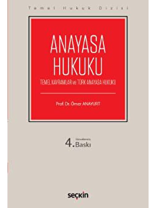 Temel Hukuk DizisiAnayasa Hukuku &#40;THD&#41;<br /> &#40;Temel Kavramlar ve Türk Anayasa Hukuku&#41;