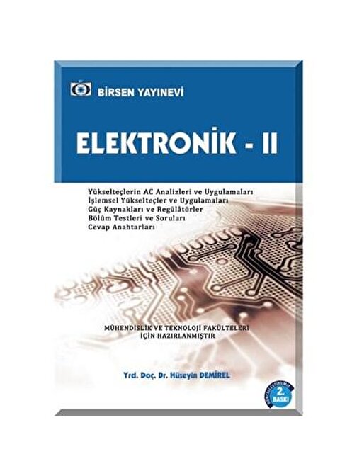 Elektronik 2 / Yrd. Doç. Dr. Hüseyin Demirel