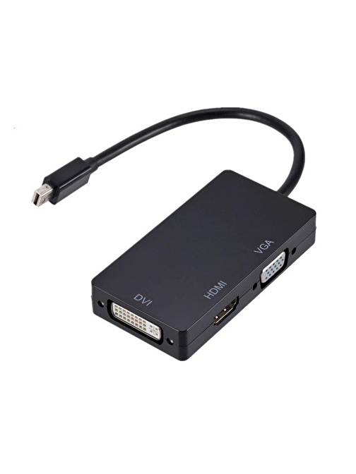 POWERMASTER PM-16102 DISPLAY PORT TO HDMI-VGA-DVI 3IN1 ÇEVİRİCİ