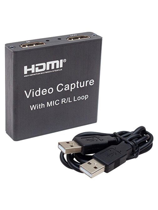 POWERMASTER PM-2620 4K HDMI UYUMLU 1080P USB 2.0 VİDEO CAPTURE KART