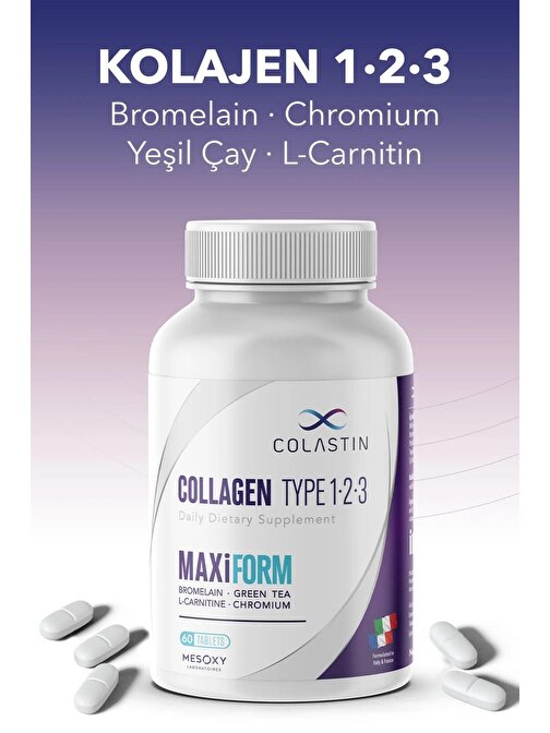 Colastin Collagen Type 1-2-3 Maxiform 60 Tablet