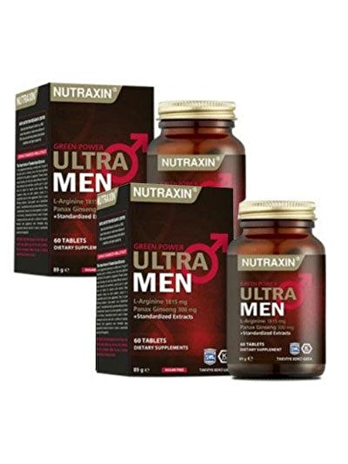 Nutraxin Ultra Men 60 Tablet 2'li Paket