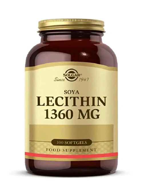 Solgar Soya Lecithin 1360 mg 100 Kapsül