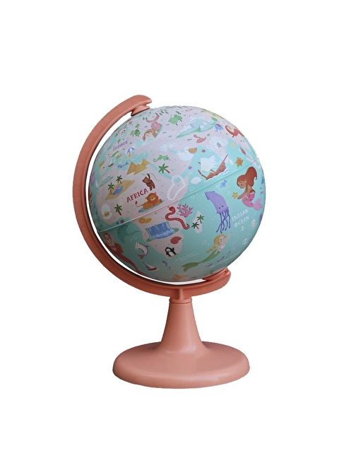 Gürbüz MErmaid Journey Globe 15 Cm Küre+ Puzzle 54 Parça 48156