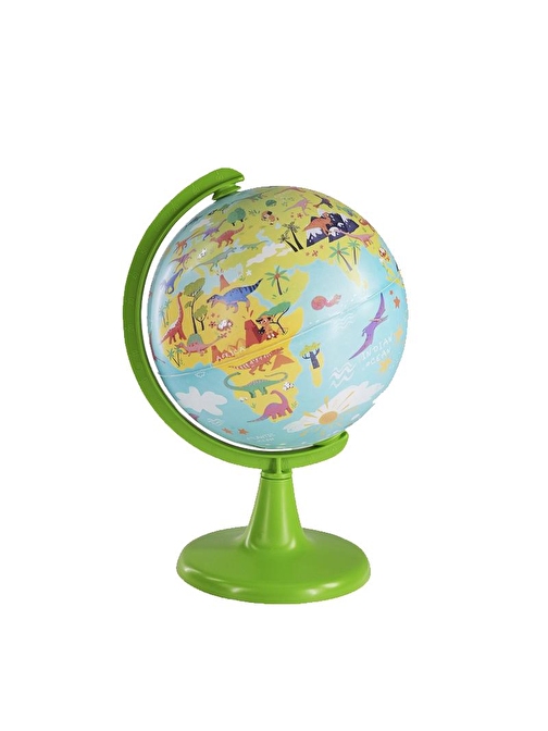 Gürbüz Dino World Globe 15 Cm Küre+ Puzzle 54 Parça 48153