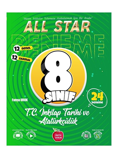 Newton 8. Sınıf All Star Deneme T.C İnklap Tarihi Ve Atatürkçülük