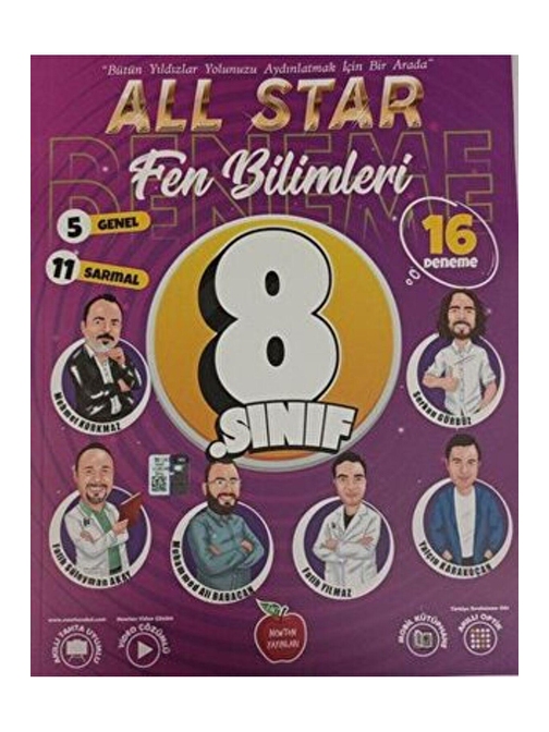 Newton 8. Sınıf All Star Deneme Fen Bilimleri