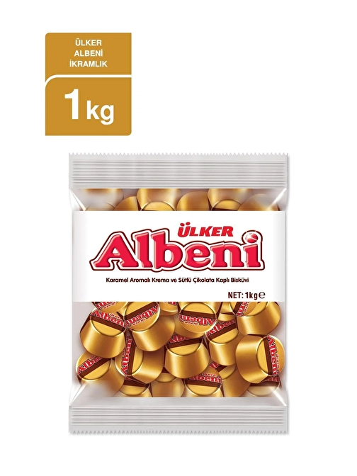 Albeni Karamel Dolgulu Çikolata Poşet 1kg