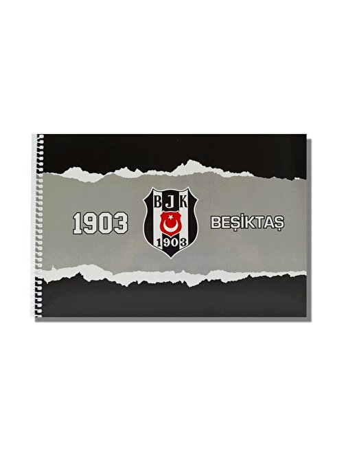 Beşiktaş 24x34 15 Yaprak Karton Kapak Spiralli Resim Defteri(463635)
