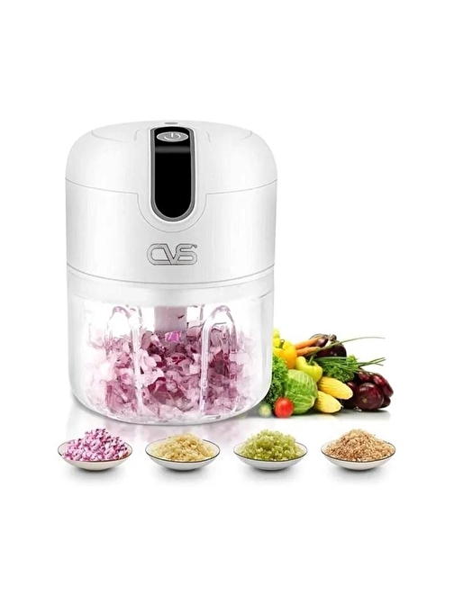 Cvs DN3559 Şarjlı Gıda Doğrayıcı Mini Blender Beyaz